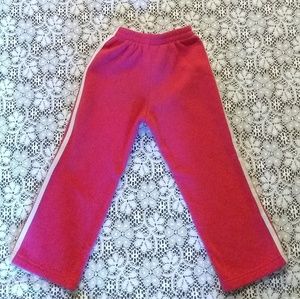 G & J RELATIONS GIRLS FUSCHIA SWEATPANTS